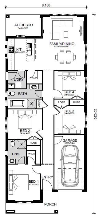 Airds-Home-and-Land Floor-plans Lot-1-Tasma