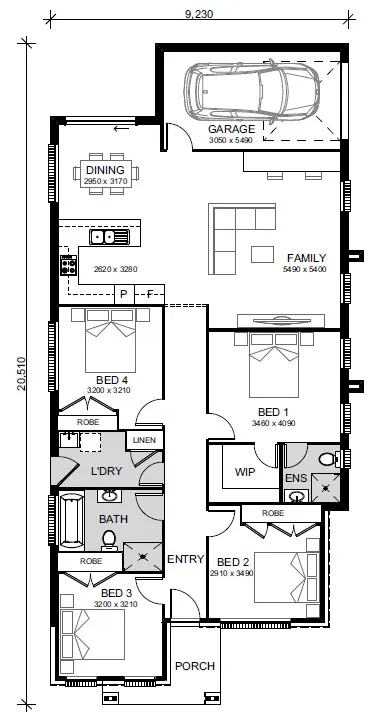 Austral-Home-and-Land-Packages 180-Twelfth-Ave Floor-plan Lot-104-Castilian
