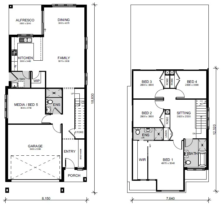Austral-Home-and-Land-Packages 180-Twelfth-Ave Floor-plan Lot-14-Wyandotte-Opt-2