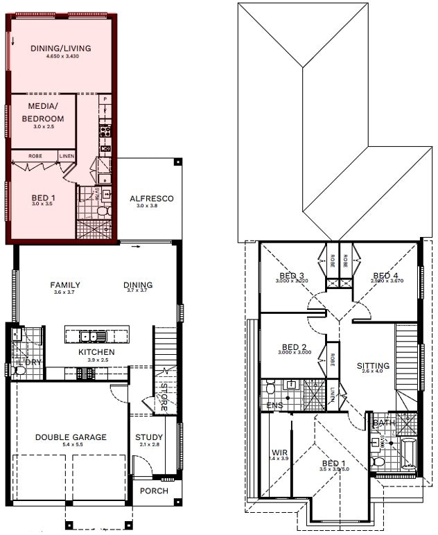 Austral-Home-and-Land-Packages 45-65-Gurner-Ave-Austral Floorplans lot-158-gerygone-option-2