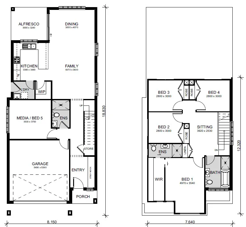 Austral-Home-and-Land-Packages 470-510-Fourth-Ave Floor-plans Lot-18-Opt-2