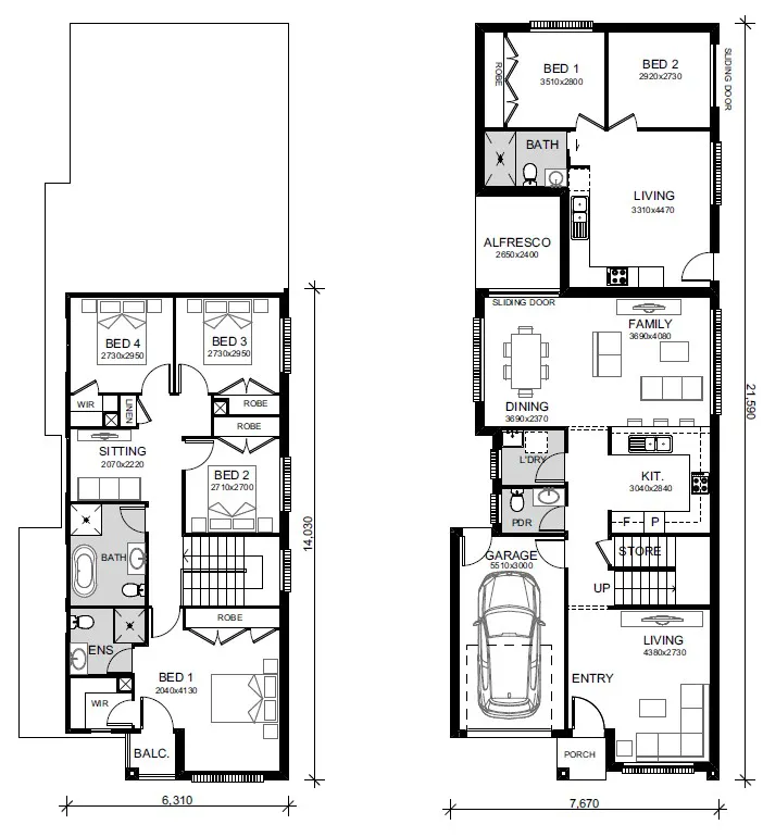Austral-Home-and-Land-Packages 530-540-Fifteenth-Ave Floor-Plans Lot-12-Guwing-Opt-4