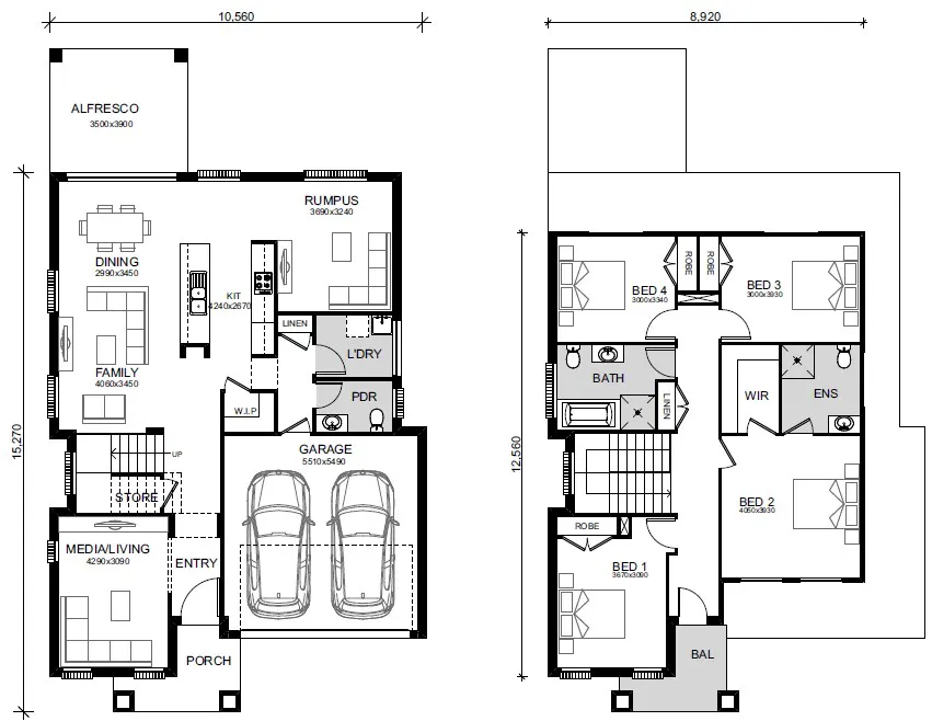 Bringelly-Birling Floor-Plans Lot-5024-Option-3