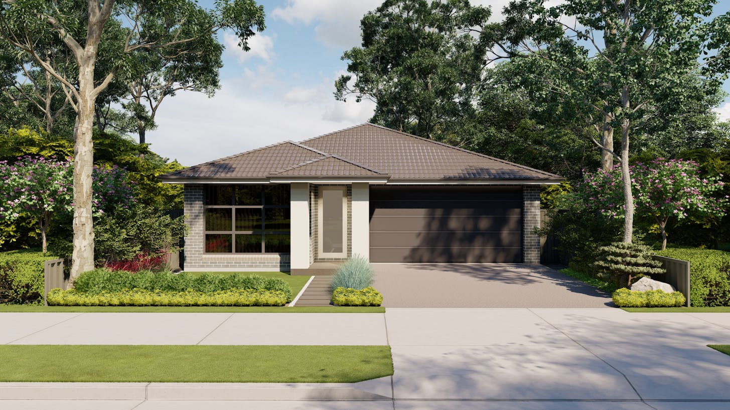 Build-Buy Facades Atlee-22 Vista 125m-single-storey-Atlee-22-VISTA-FACADE-Dark-01-Photo-1