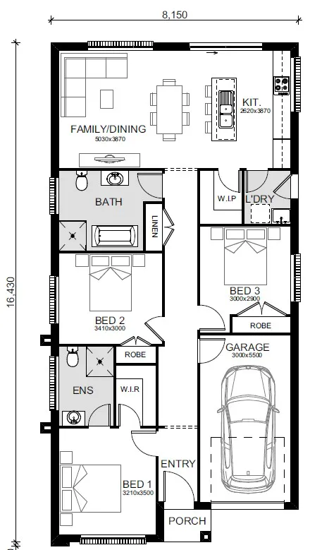 Claymore-Home-and_Land-Packages Floorplans Lot-4019-Opt-1