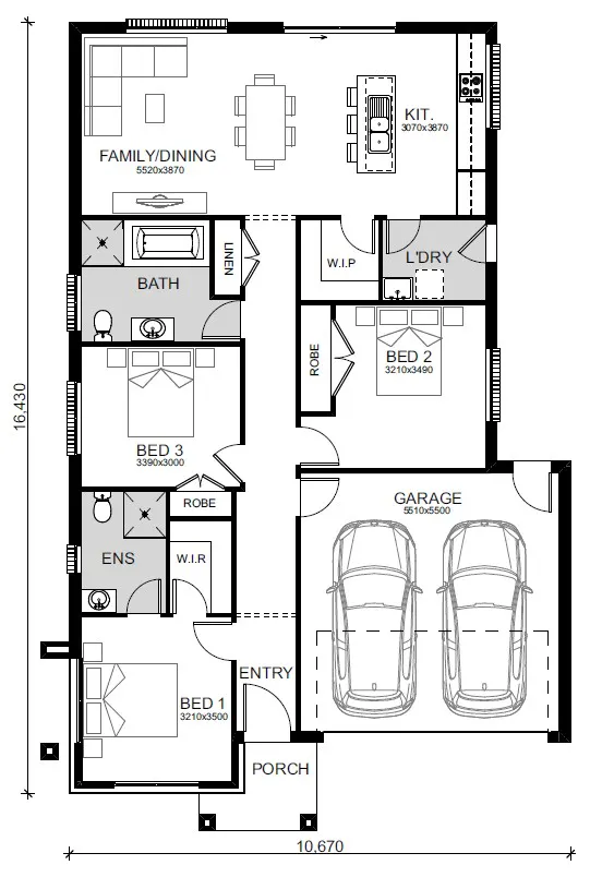 Claymore-Home-and_Land-Packages Floorplans Lot-4019-Opt-2