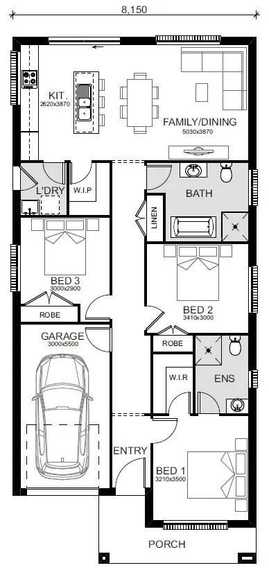 Claymore-Home-and_Land-Packages Floorplans Lot-4137-Backler-Opt-2