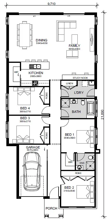 Claymore-Home-and_Land-Packages Floorplans Lot-4179-Opt-2