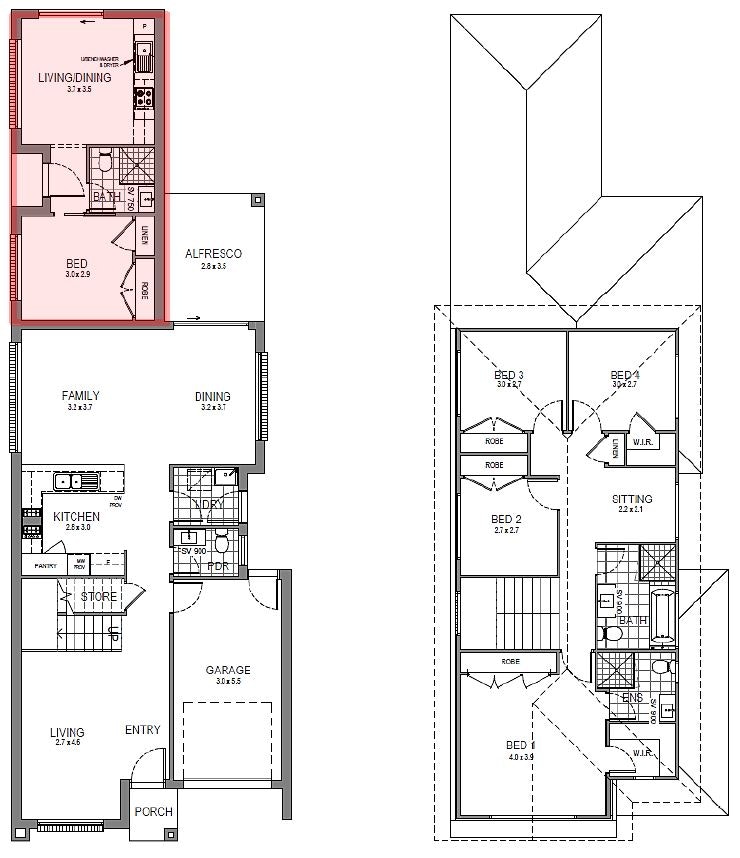 Cobbitty-Home-and-Land-Packages Floorplans Lot 206 Road 5 - Cobbitty