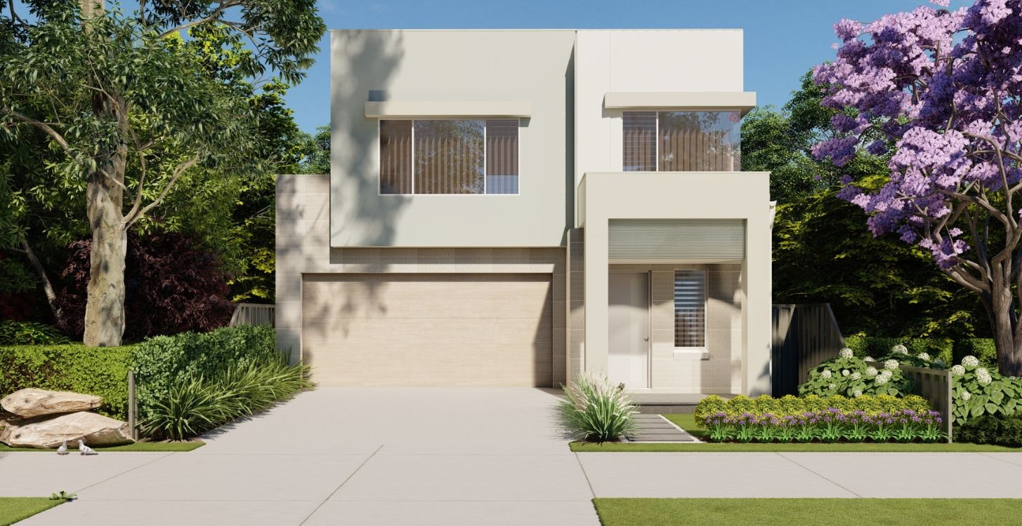 Home-Designs Double-Storey 10m-Double-Storey-Zero-Boundary-Tarlee Facades modern-light