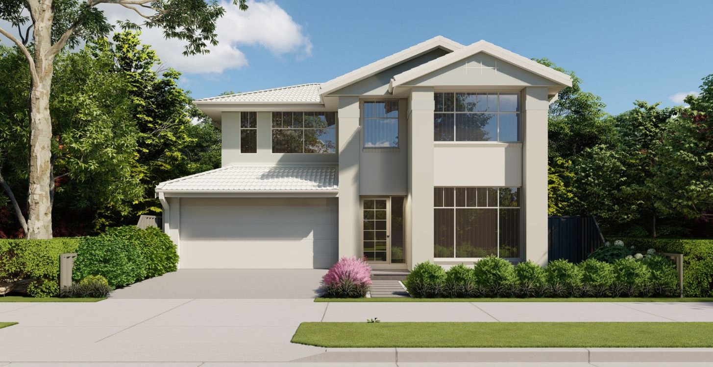 Home-Designs Double-Storey 12.5-Double-Storey-Zero-Lot-Boundary-Riverton Facades modern-light