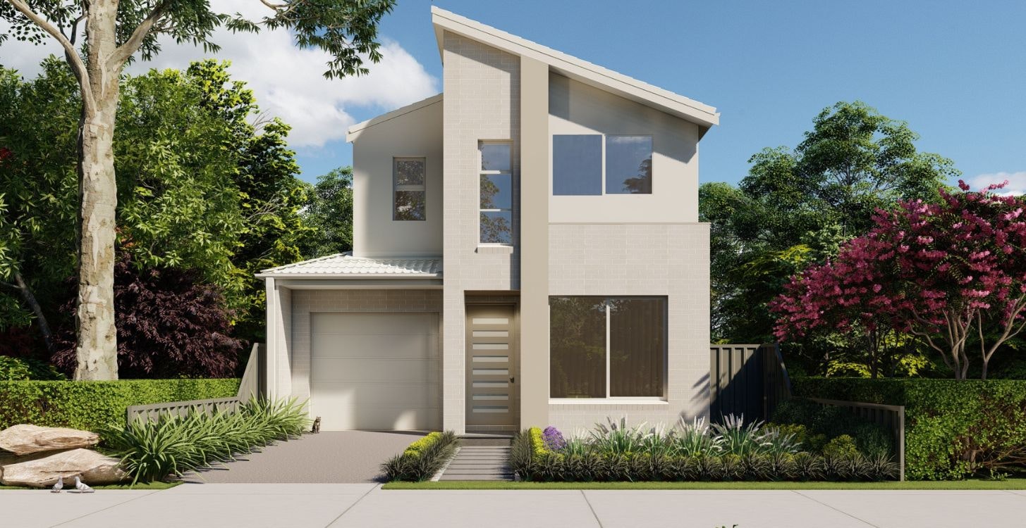Home-Designs Double-Storey 9m-Double-Storey-Zero-Boundary-Young Facades modern-light