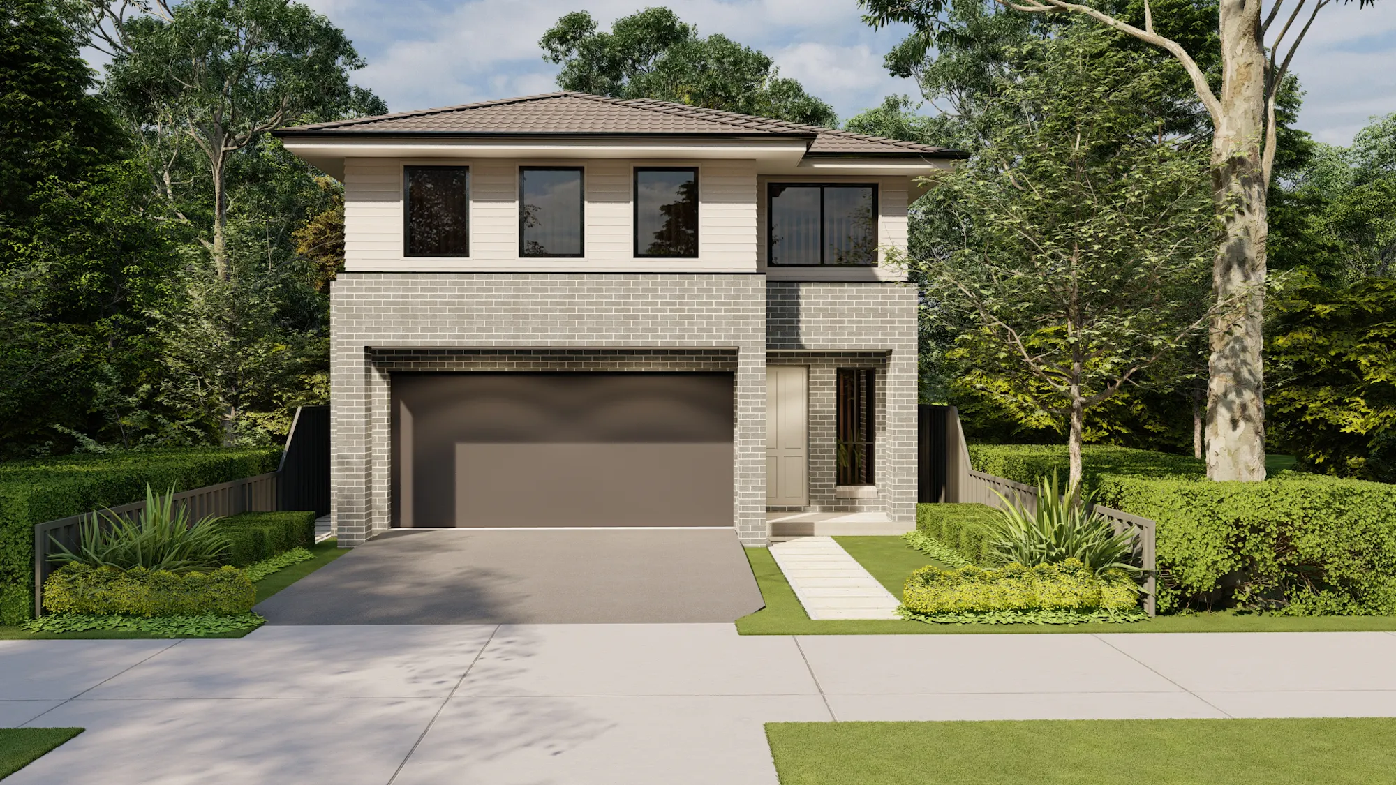 Home-Designs Double-Storey Coogee-20 Facades Classic Facade-01-Contemporary-Dark-Photo-4