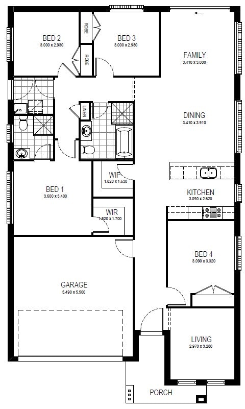 Leppington-Home-and-Land-Packages Floor-plans lot-220-opt1-231023