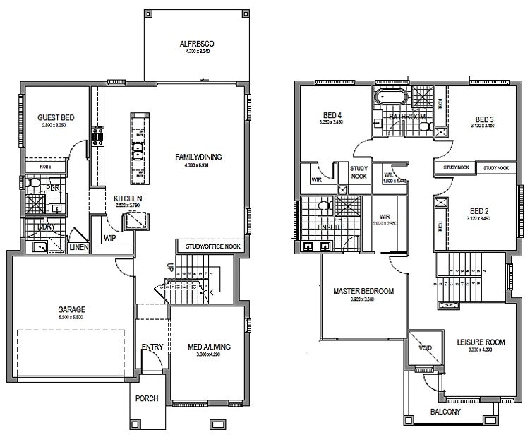 Leppington-Home-and-Land-Packages Floor-plans lot-220-opt3-231023