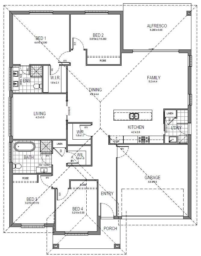 Leppington-Home-and-Land-Packages Floor-plans lot-224-opt2-231023