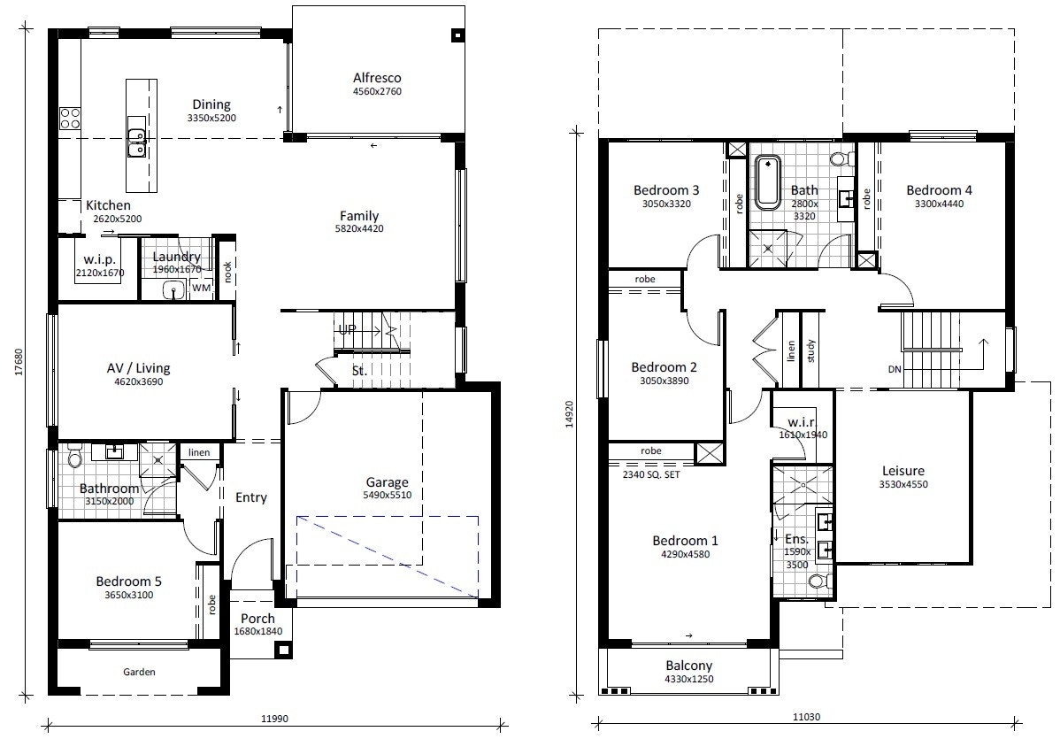 Leppington-Home-and-Land-Packages Floor-plans lot-224-opt3-231023