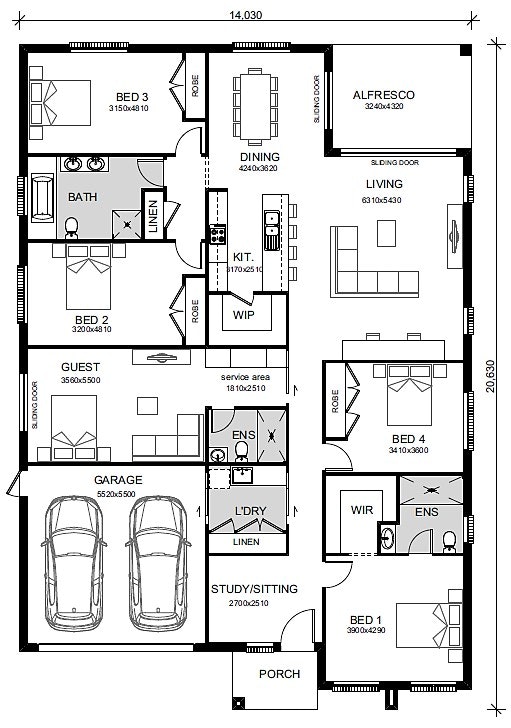 Leppington-Home-and-Land-Packages Floor-plans lot-224-single-301023