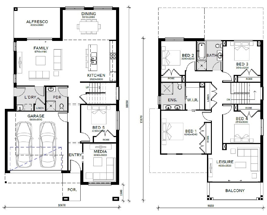 North-Wilton-Home-and-Land-Packages Floorplans lot-1044-opt-2