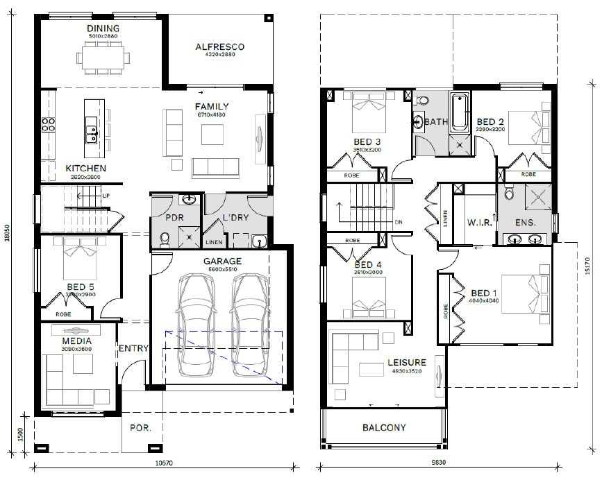 North-Wilton-Home-and-Land-Packages Floorplans lot-1077-opt-2