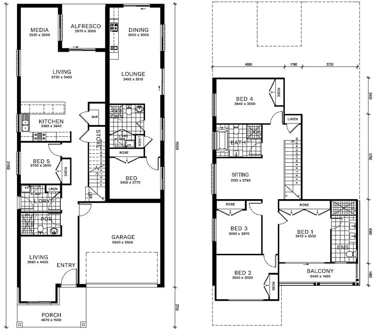 North-Wilton-Home-and-Land-Packages Floorplans lot-1078-option-2