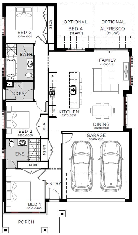North-Wilton-Home-and-Land-Packages Floorplans lot-1079-opt-3