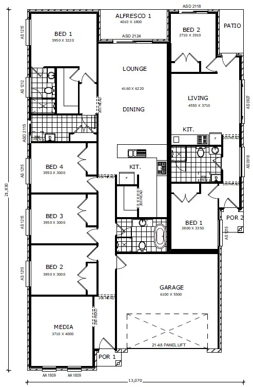 Oran-Park---Baffle-Cres Floor-plan Lot-7501-Herd-Option-2