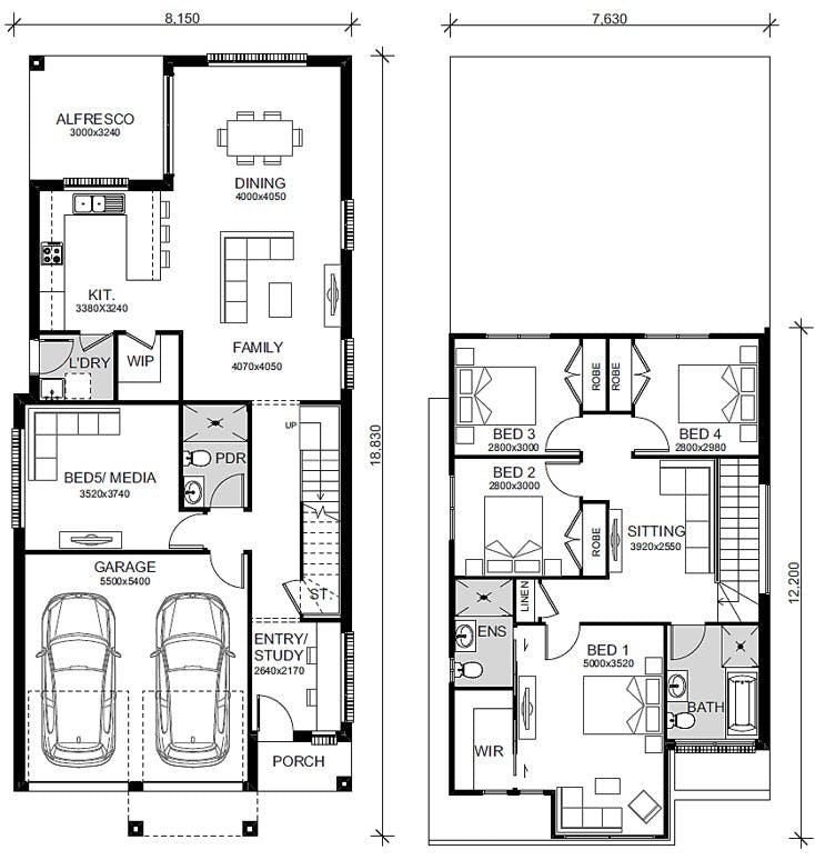 Oran-Park---Brabham-North Floor-Plans lot-2252-option-3