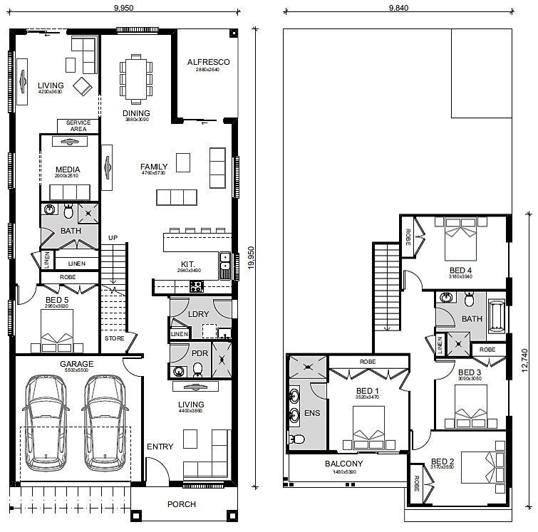 Oran-Park-Brabham-Estate Floor-plans Lot 2050 - Option 3