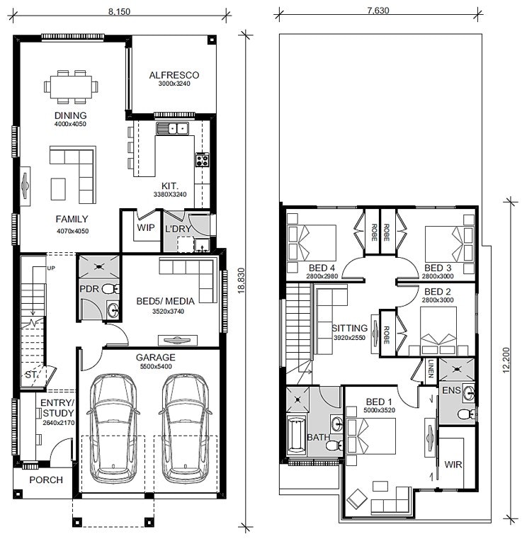 Oran-Park-Brabham-Estate Floor-plans lot-2044-option-3