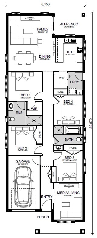 Oran-Park-Brabham-Estate Floor-plans lot-2049-option-2