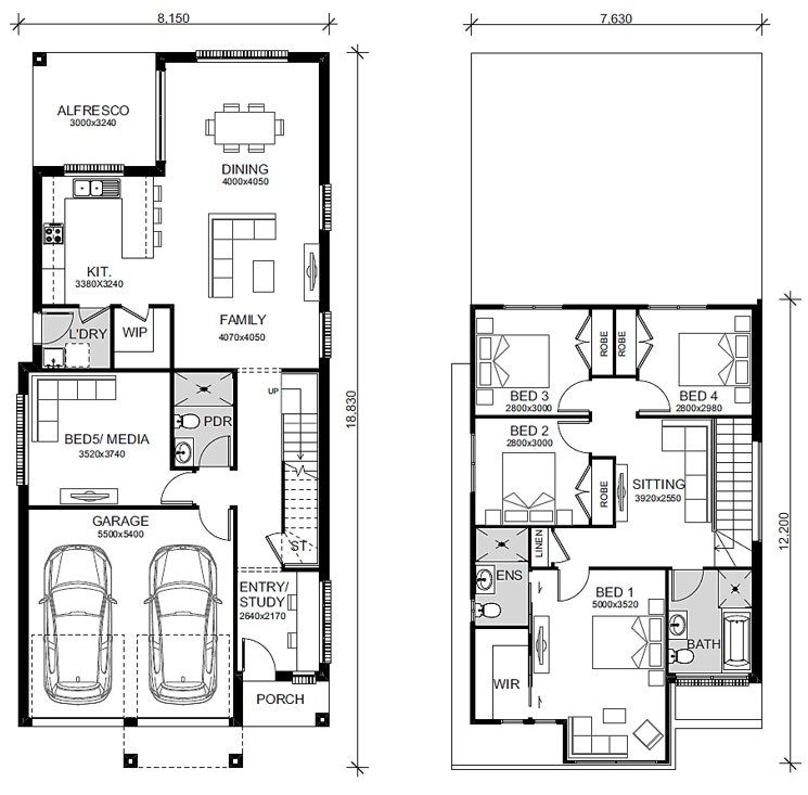 Oran-Park-Brabham-Estate Floor-plans lot-2049-option-3