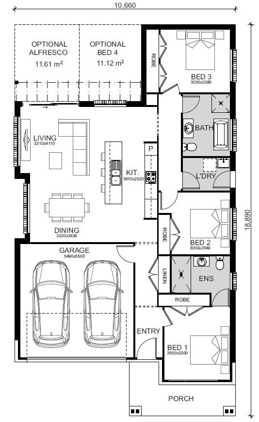 Oran-Park-Brabham-Estate Floor-plans lot-2050-option-1