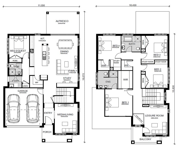 Oran-Park-House-and-Land-Packages Floor-Plans lot-2111-chesterman-opt2