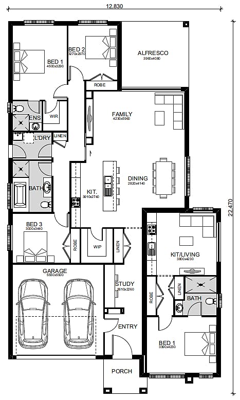 Oran-Park-House-and-Land-Packages Floor-Plans lot-2111-chesterman-opt4