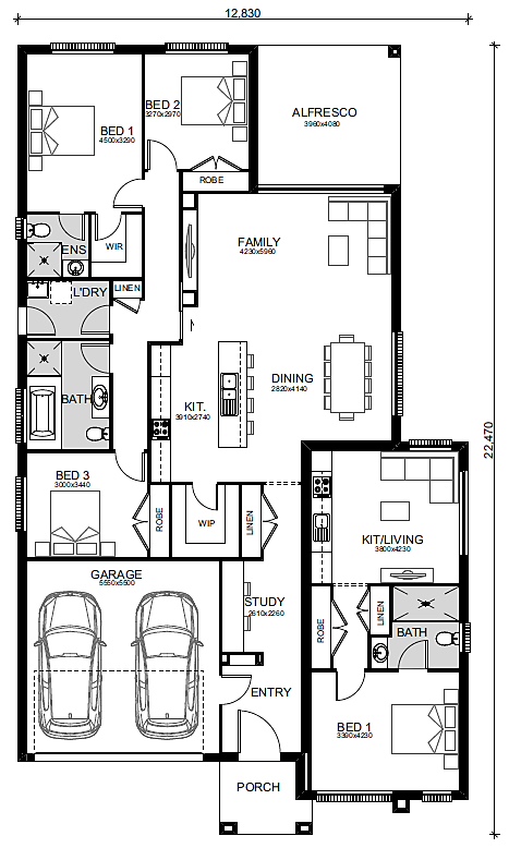 Oran-Park-House-and-Land-Packages Floor-Plans lot-2111-chesterman-opt4